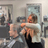 Hannah Ward, graduate stylist at John Richards in Allington, Maidstone, cutting a client’s hair in the salon