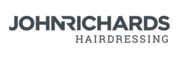 John Richards Hairdressing transparent logo, displaying the salon name in bold, modern typography, representing a premium hair salon in Allington, Maidstone.