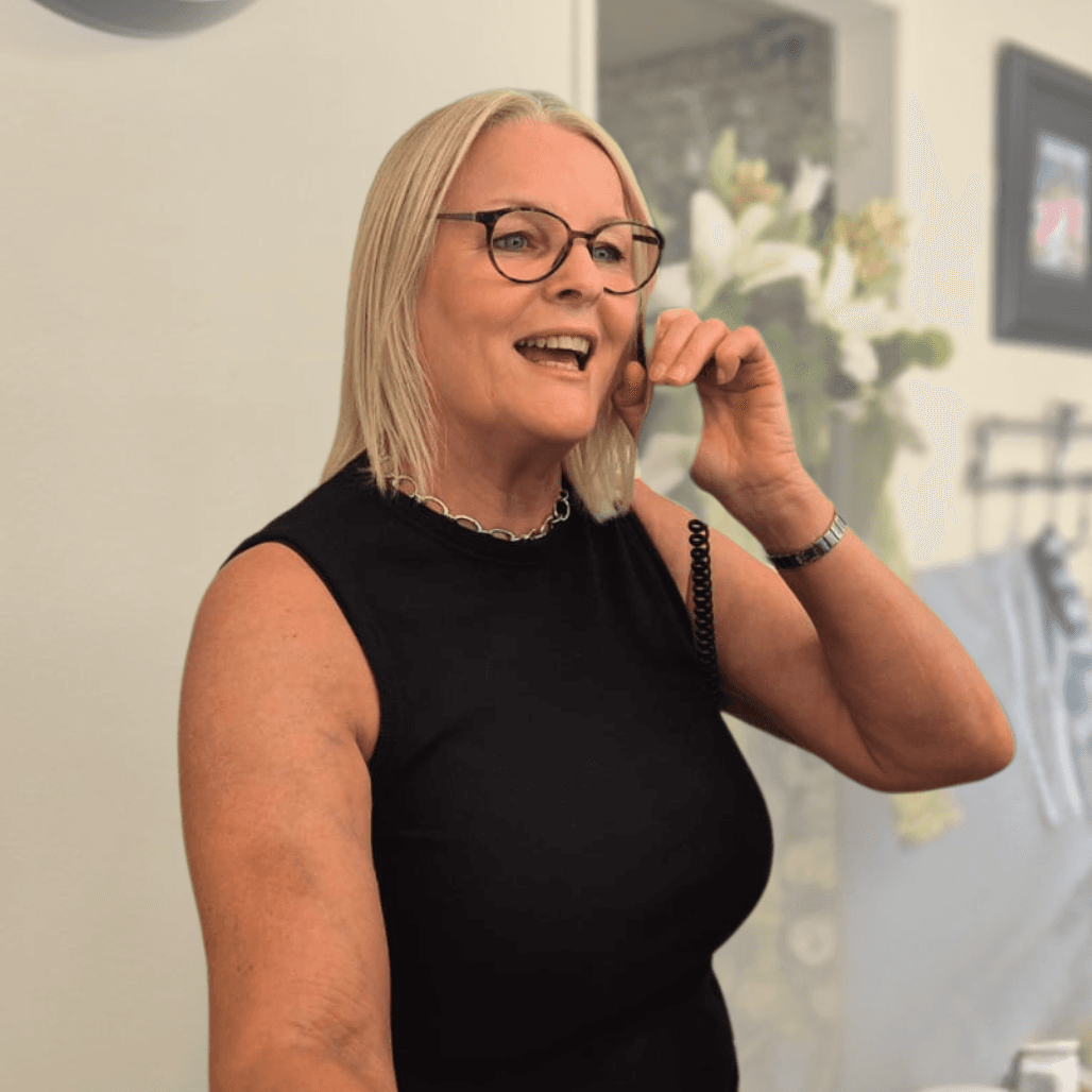 Kate Haffenden, salon manager at John Richards in Allington, Maidstone, running front of house with care and precision